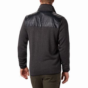 Columbia Canyon Point™ Full Zip Sweater Skinna Herr Svarta (PJXZD0496)